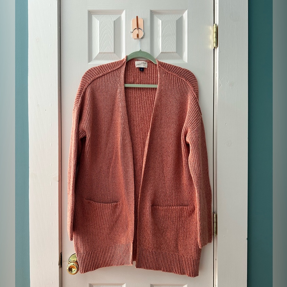 Universal Thread Xl Rust Open Front Cardigan | 10… - image 1